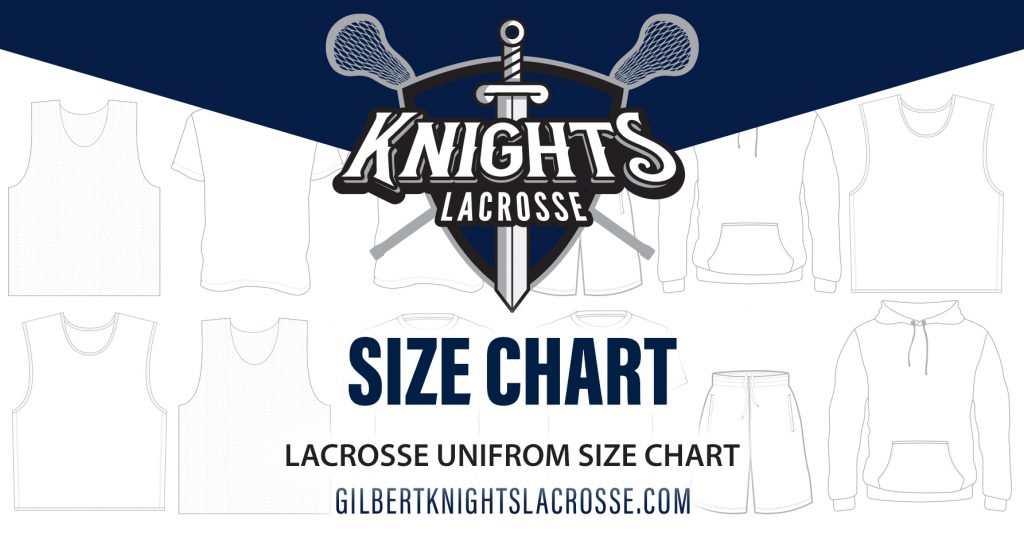 gilbert lacrosse size chart